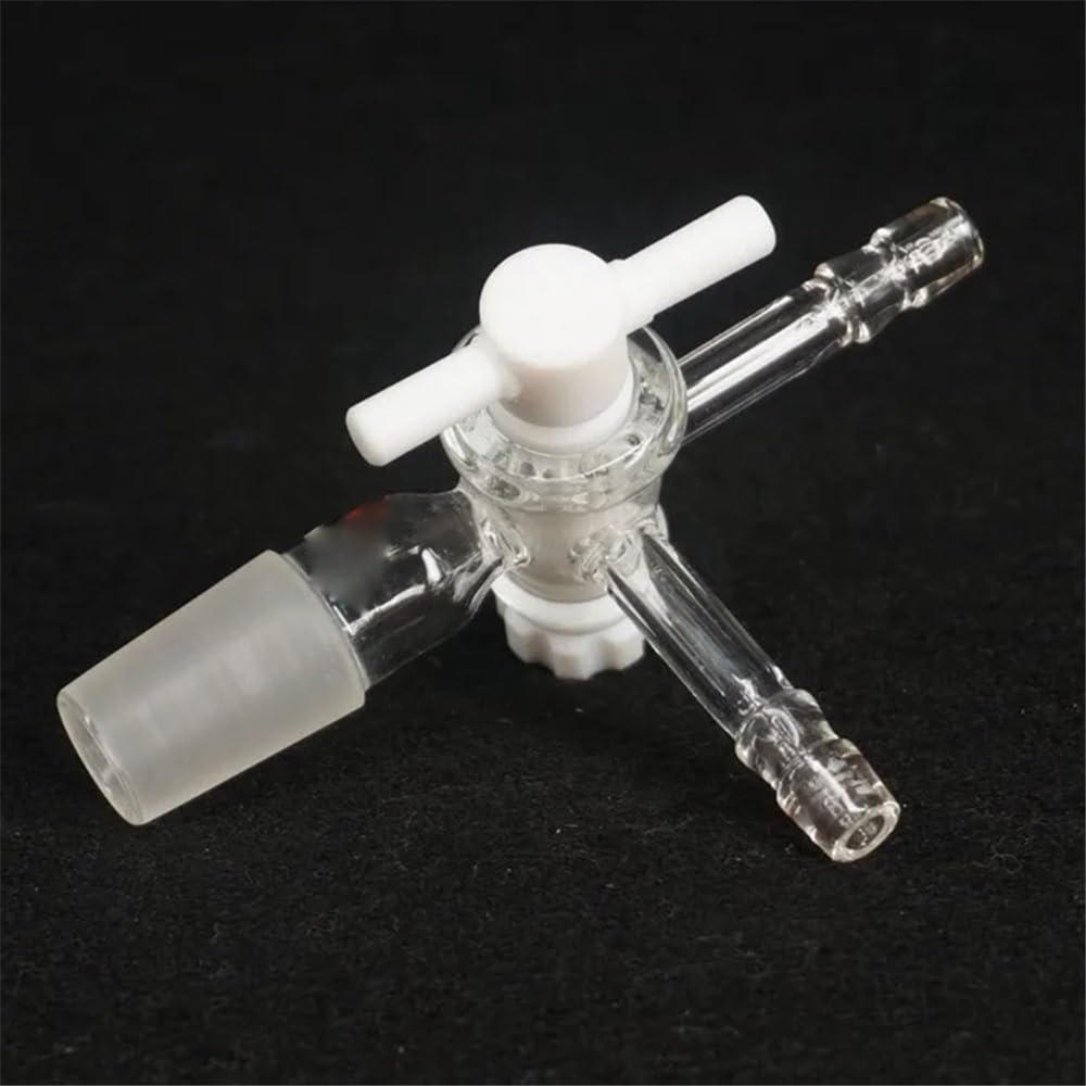 Laborglaswaren 1Pcs 14/23 19/26 24/29 29/32 Joint T Typ Glas Adapter Dreiwegehahn Labor(14 23)