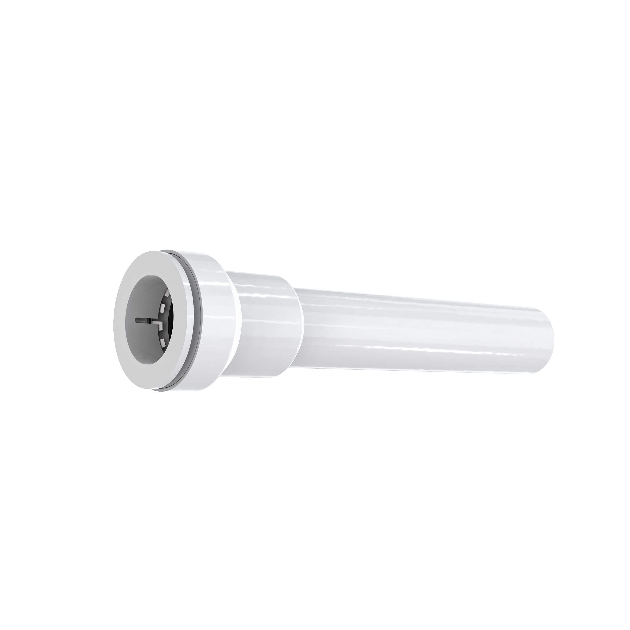 Plumb Pak Keeney 42-8IPK Insta-Plumb x 8 in. Extension Connects to 1-1/4 in. O.D. Plastic Tube-Push Fit System, White