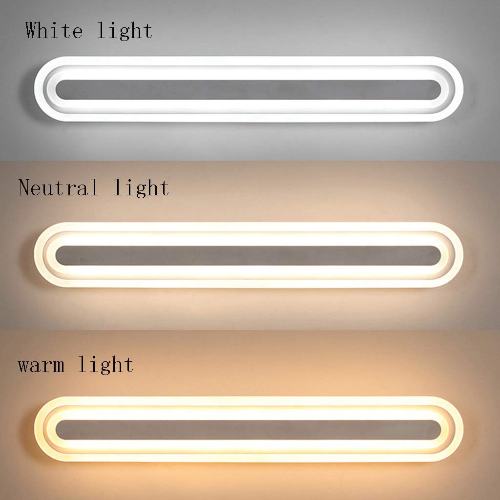 KKXXYQFC Lustrzane światło przednie LED, toaletka łazienkowa, szafka z lustrem, europejski kinkiet, wiele źródeł światła, wydajność lampy lustrzanej