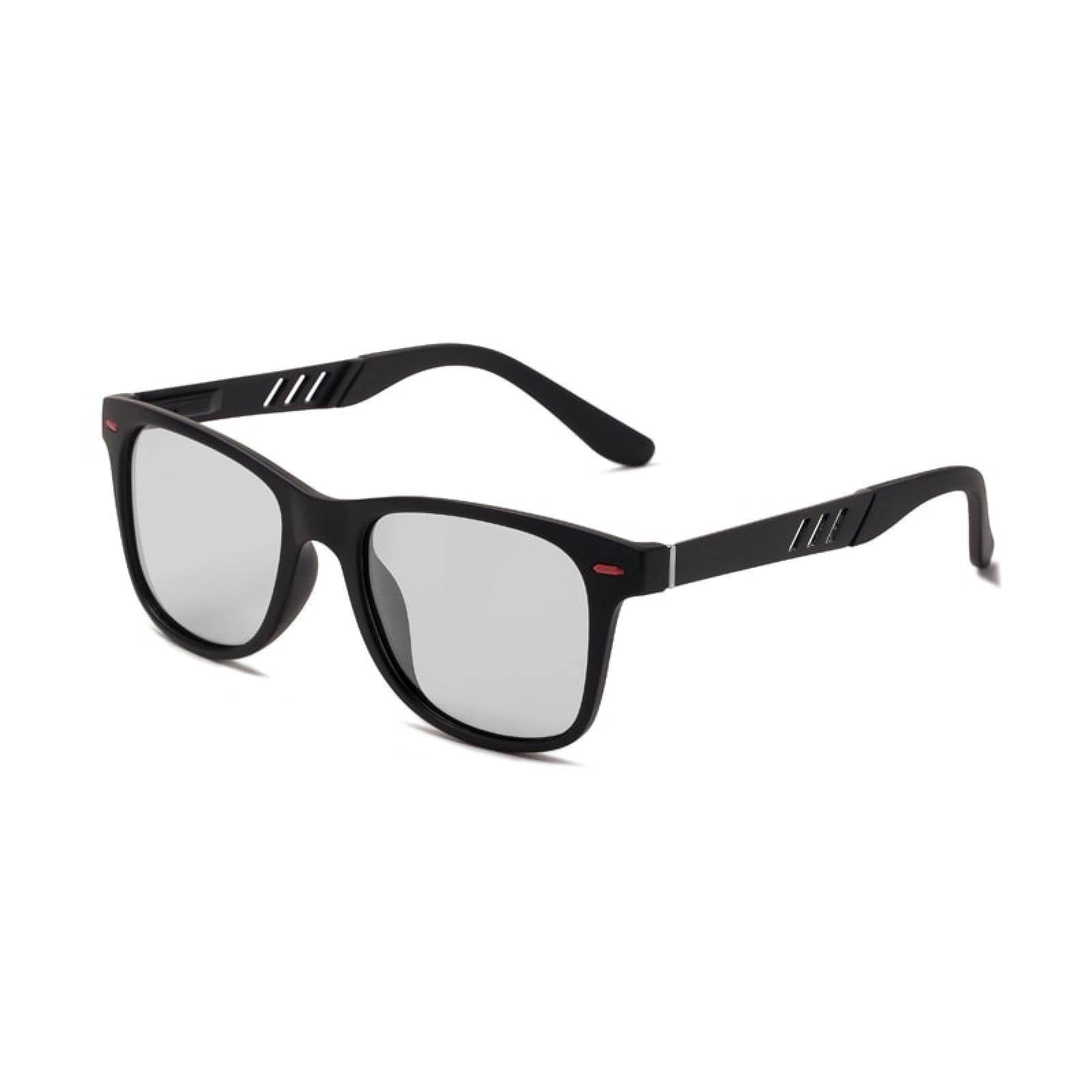 Gafas de sol para hombre y mujer, patas con bisagras, lentes Tac