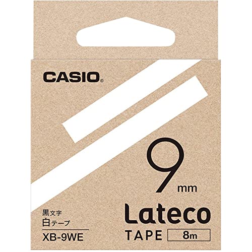 Amazon | カシオ ラベルライター ラテコ 詰め替え用テープ 白に