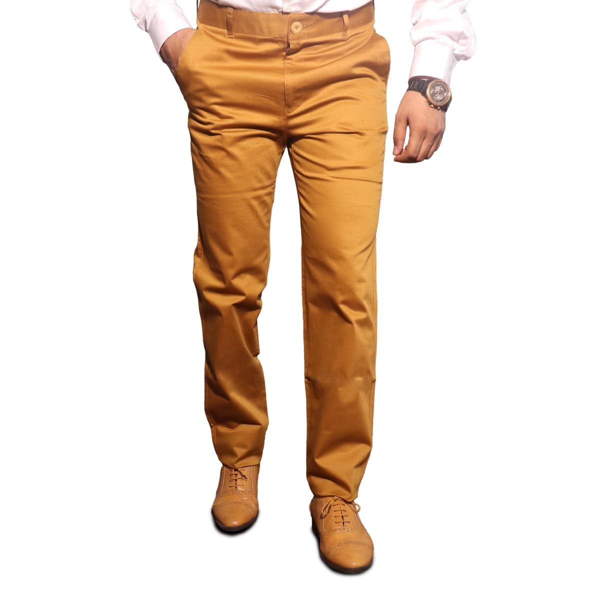 breakthrough Luxury Vibrant Cotton Lycra Stretchable Formal Pants for Men | Stylish Slim Fit Men's Wear Trousers for Office or Party | Mens Fashion Dress Trouser Pant-picture-33