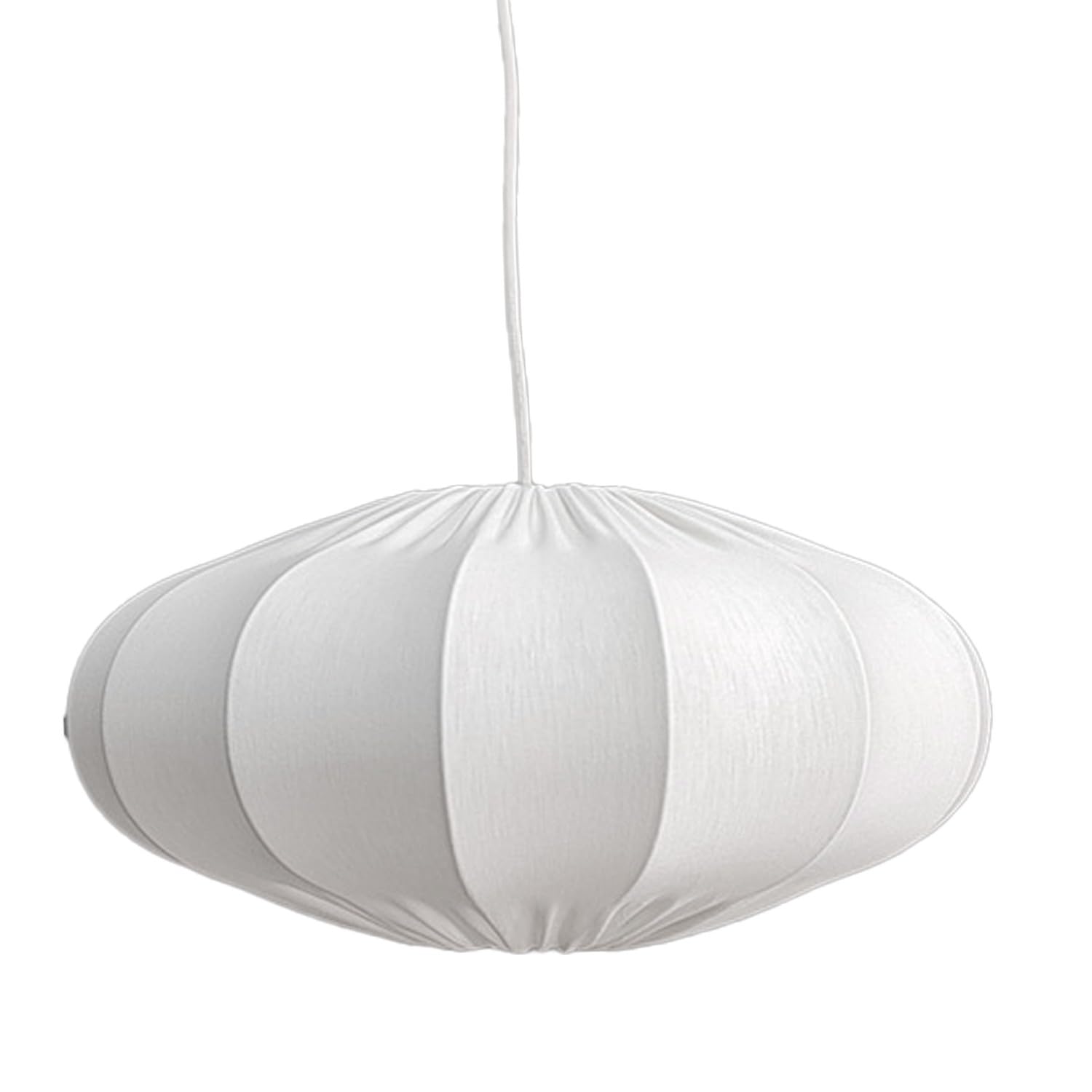 Lampe de plafond métal coton blanc 18x40x18cm luminaire salon et chambre