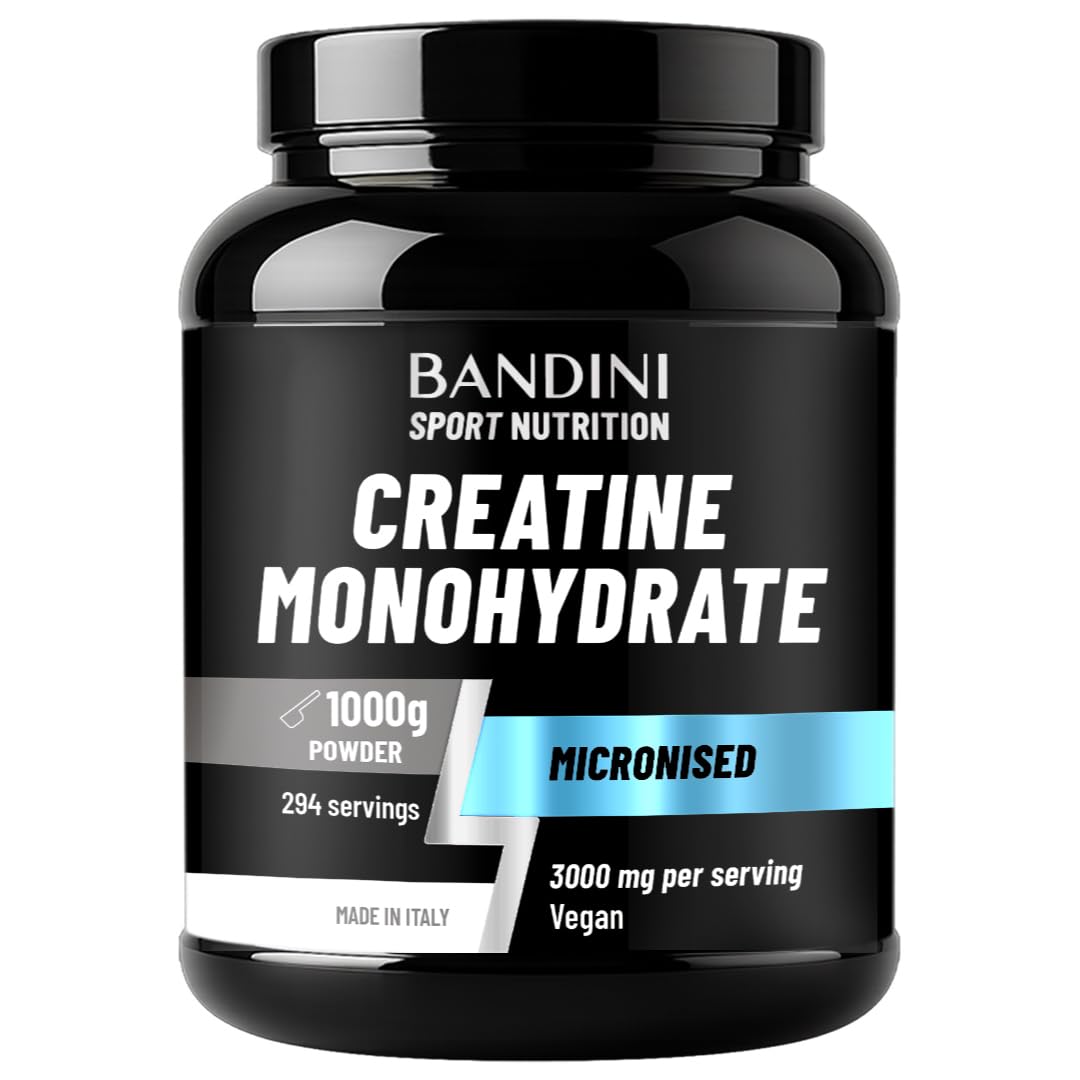 Creatine Monohydrate Powder 1kg/1000g | Pure Creatin Micronised | Improve Training, Sport, Gym, Pre Workout, Physical Performance and Recovery | Muscle Power & Strength | 100% Vegan | Non-GMO