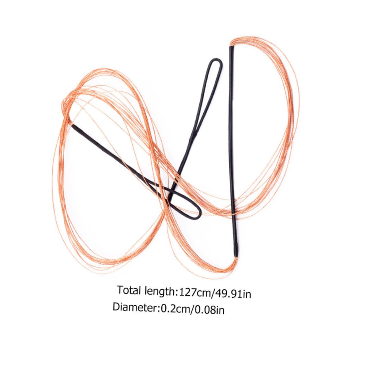 MUELODSIC 1Pc Strand String for Lengths Durable Hunting Tool Chocolate Color Replacement for Traditional Bowstrings