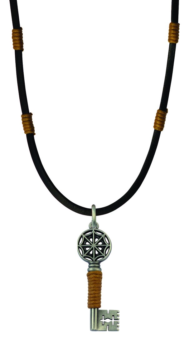 Bico RawGatekeeper Pendant & Black Leather Necklace (RA1P2C) - holds the key to your soul