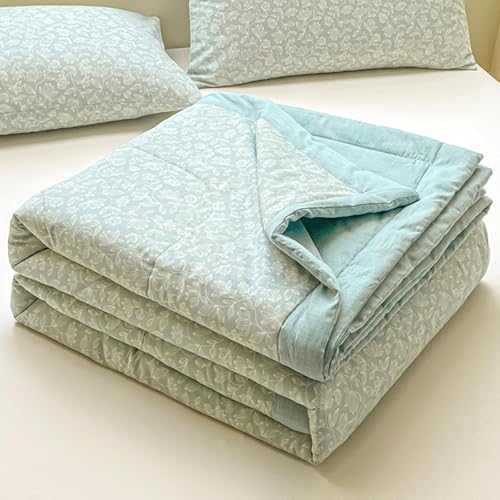 Care Spring Colcha Acolchada para Cama De Matrimonio, Cubrecamas con Estampados, Colcha Ligera De Verano, Edredón Suave Y Lujoso para Sofá para Todas Las Estaciones,#4,180 * 200cm