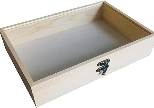 Miniatura 7 de BrightFootBook Estuche de exhibición de insectos, marco de caja de sombra, marco de madera y parte superior de vidrio, tablero de espuma EVA en el