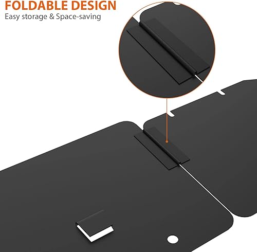 Miniatura 3 de MixRBBQ Juego de parrilla de viento y calentador para parrilla Blackstone de 22 pulgadas, accesorios para parrilla de cocina al aire libre, pantalla