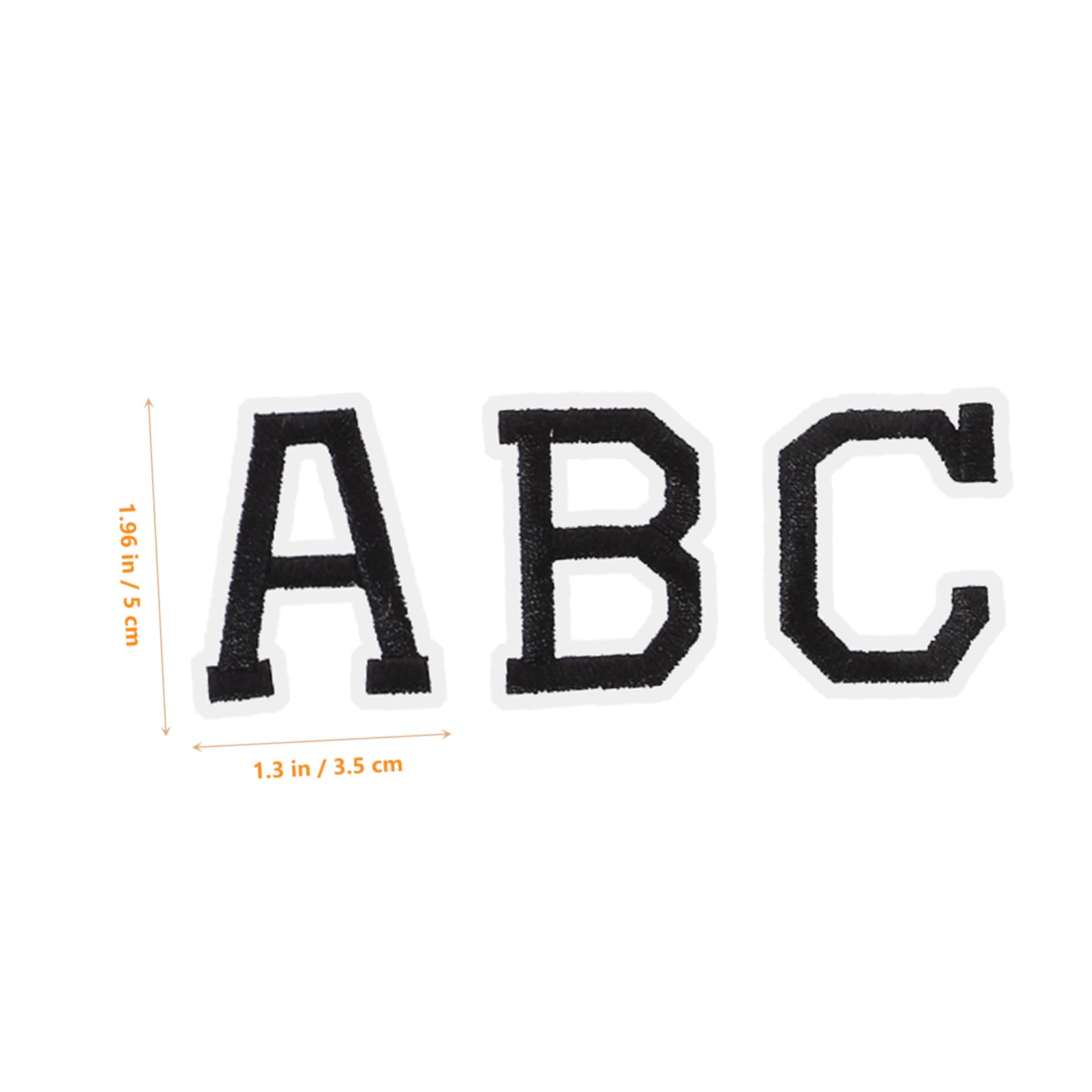 Housoutil 8 Sätze Schwarze und Weiße Aufnäher Stickerei Patches für Kleidung Bügelbilder zur Reparatur und Dekoration von Textilien