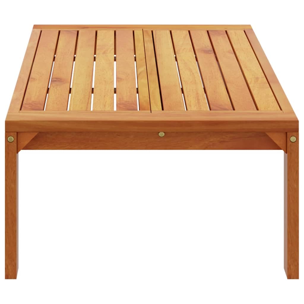 vidaXL Table de Jardin 100x50x27 cm Bois d'acacia Solide, Table Basse d'Extérieur