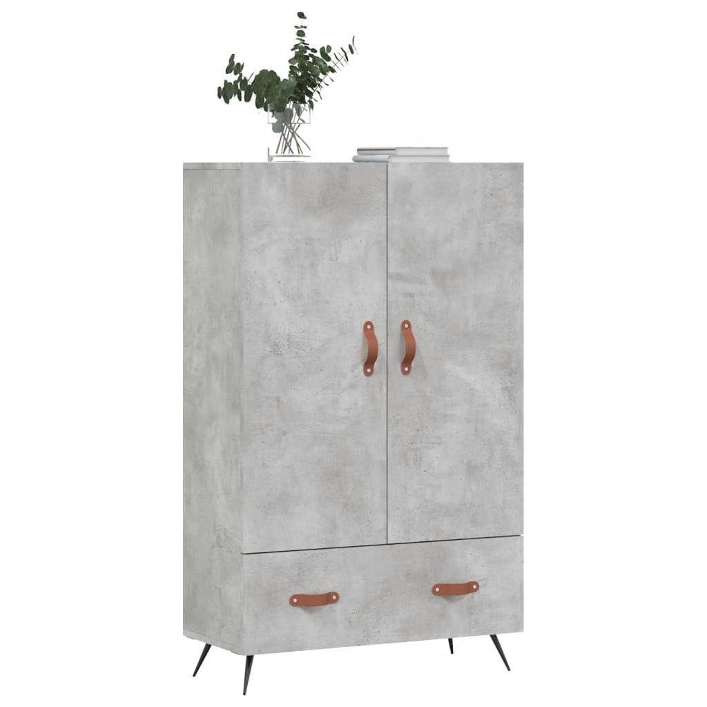 Sideboard Räuchereiche 100x33x59,5 Cm – Mit 2 Schubladen & Großer Ablage | Stauraum Kommode Für Wohnzimmer & Flur