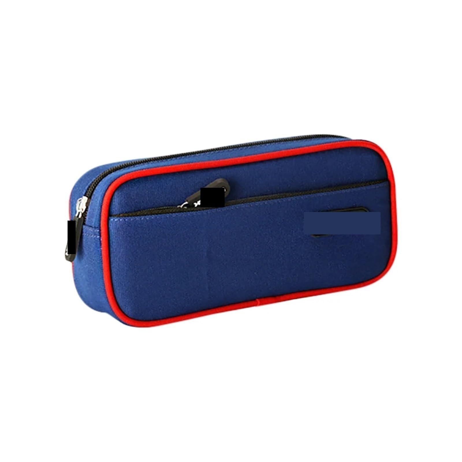 Astuccio in tessuto | Multicolor for studenti: astuccio for matite, portapenne, scatola di cancelleria, 2 pezzi(Blue)