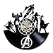 Fajny zegar ścienny z płyty winylowej prezent świąteczny dla fanów Avengers
