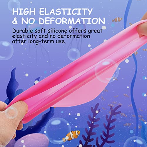 Swim Cap Kids For Girls Boys: Gioriches 2 Pack Kids Swim Cap For Age 3-12| Durable Soft Silicone Swimming Cap For Child Youth Teen | Fit For Long Hair And Short Hair #TOP4