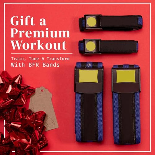 Image of 4Pcs Bands Blood Flow Restriction Bands for Arms Legs & Glutes for Occlusion Training Quick-Release Elastic Strap Ideal for Muscle Growth Without Heavy Weights