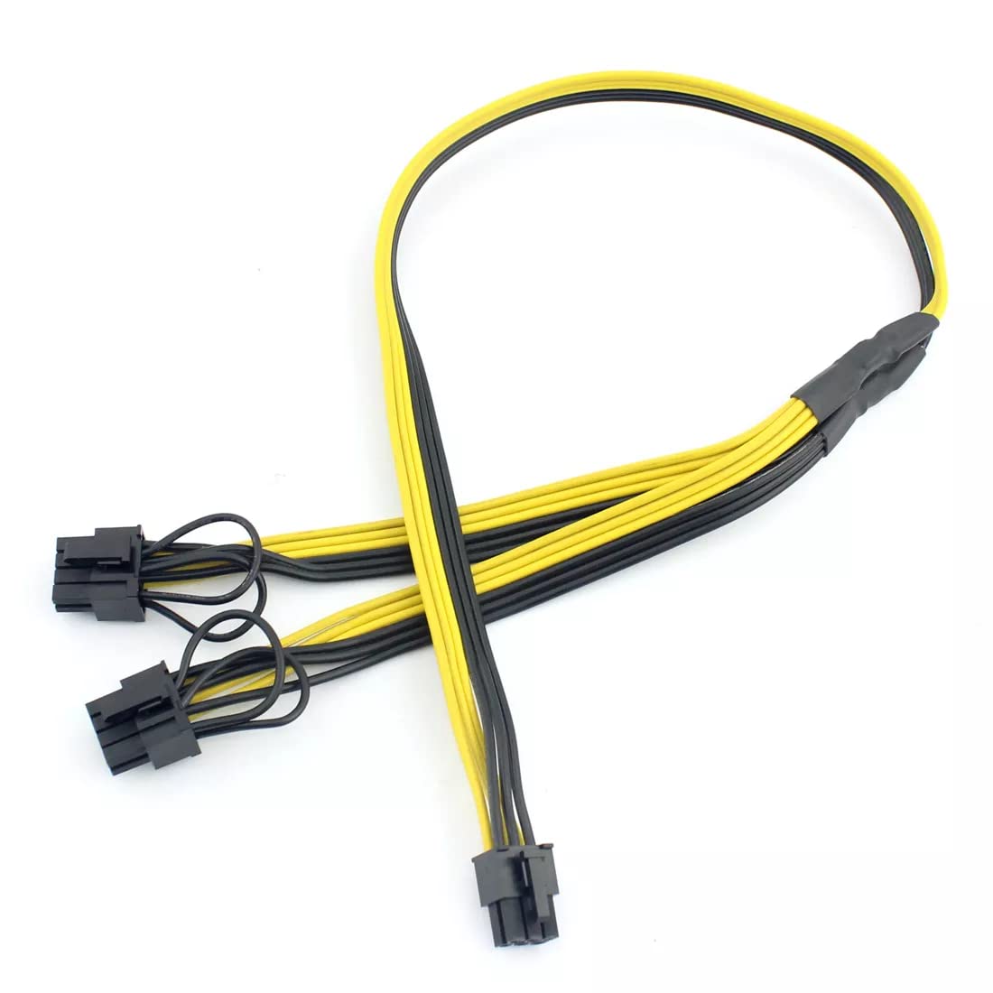 Pi+®(PiPlus®) PCI-E PCIE 6Pin to Dual 8Pin 6+2Pin Adapter Cable Graphics GPU Video Power Cable 16AWG+18AWG (70cm) for Miner Mining-image-47