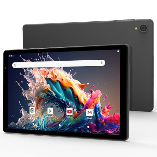 ApoloMedia 10.1" Touch Screen Tablets, Android 13 Tablet, 5000mAh Battery Powerful Performance Tablet, IPS Full HD Display, Octa-core Processor Large Storage 64GB