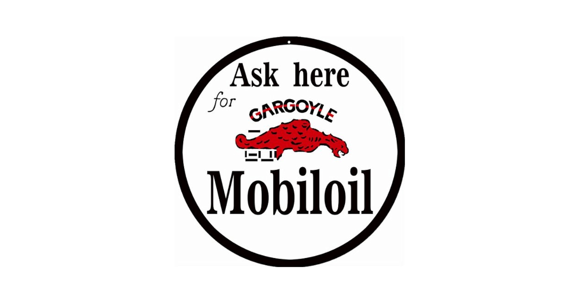 MOBILOIL看板 Amazon.com: Victory Vintage Signs Mobil Oil Gargoyle Service