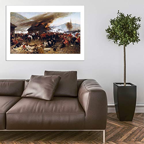 Impression d'art Alphonse De Neuville Rorke's Drift grand format - 5