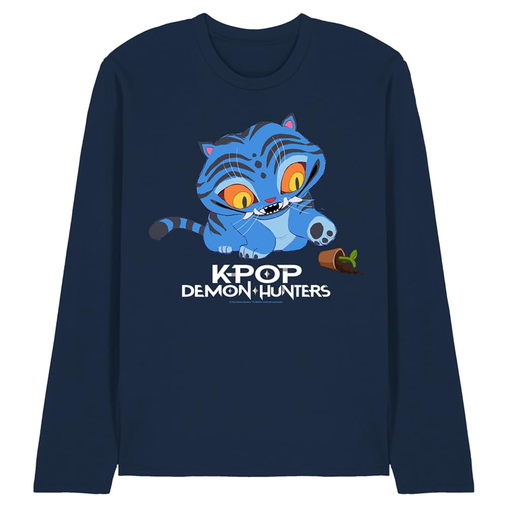 Netflix - Long Sleeve T-Shirt - Licensed T-Shirt - 2XL - Navy