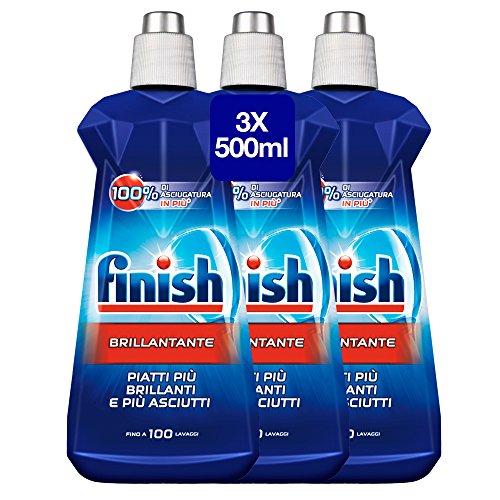 Finish – 3 Abrillantadores regulares de 500 ml [1500 ml].