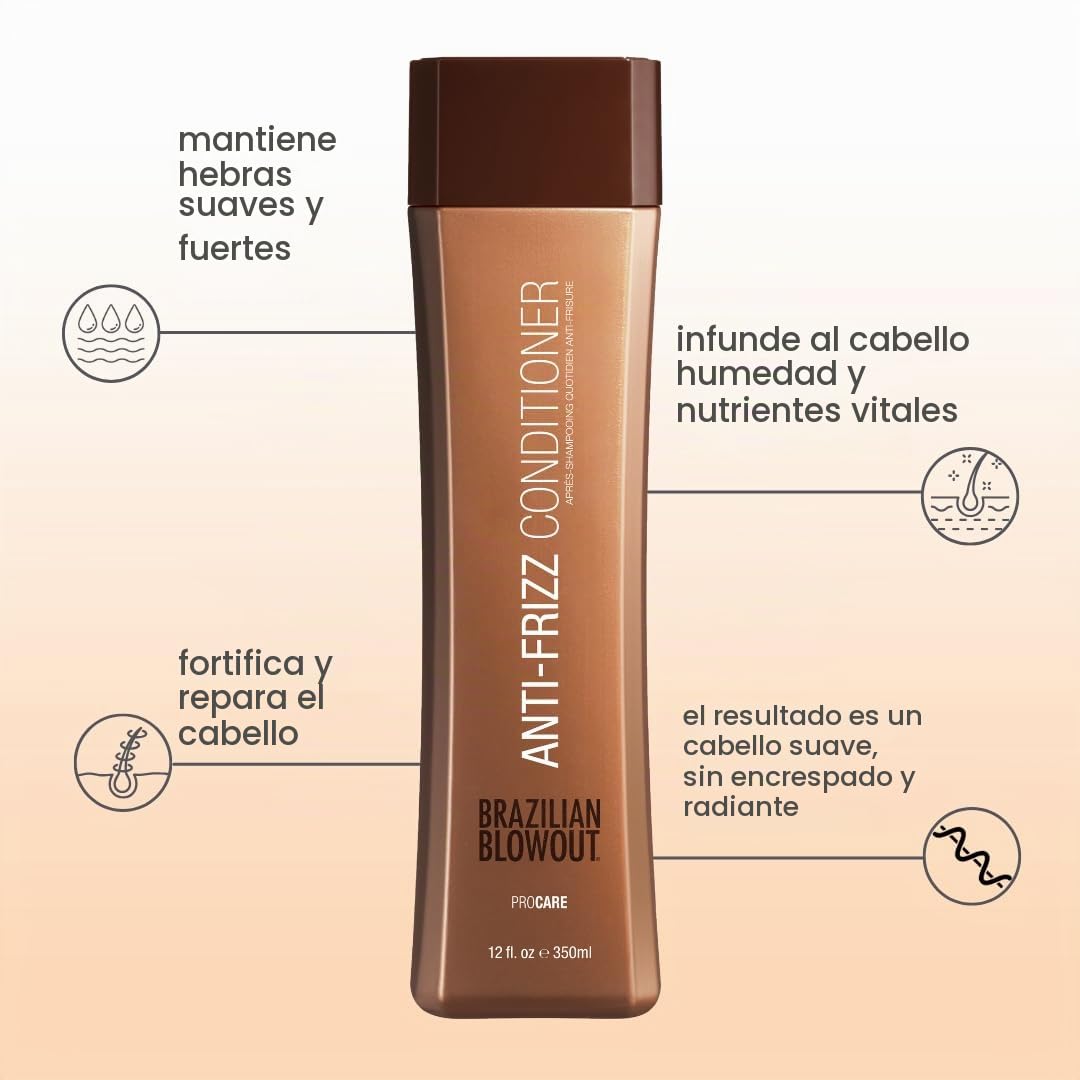 Brazilian Blowout Procare Acai Anti-frizz Conditioner 12 Ounce by Brazilian Blowout