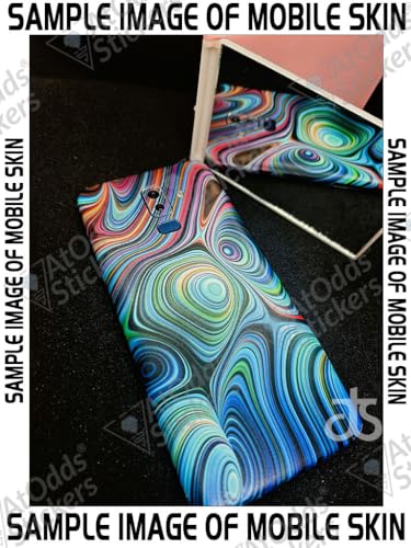 Image of AtOdds - Full Body Back Screen Guard Protector Film - Lamination Wrap Skin Sticker Compatible with Samsung Galaxy A51 | Scratchproof Matte Finish (Water Paint)