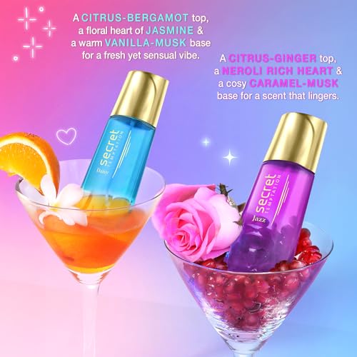 Image of Secret Temptation Perfume for Women Gift Set - Daisy & Jazz (2 x 30ml) | Premium Perfume for Women Long Lasting Fragrance