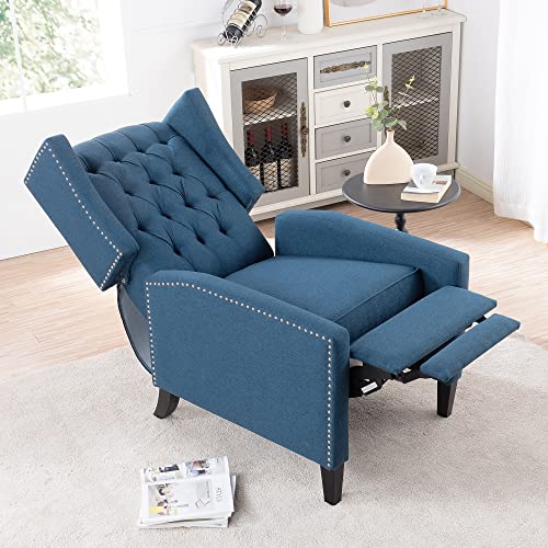Sillón Plegable Ajustable Azul miniatura 4