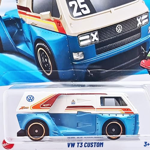 Image of Hot Wheels 1:64 VW T3 Custom Peak Pursuit Ages 3 and Up 19 /250 (Yellow)