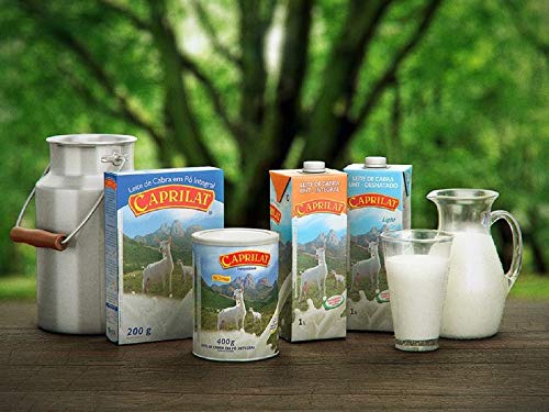 Leite De Cabra Em Pó Integral Caprilat Lata 400g (Combo c/ 6 un)