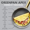 GreenPan Hybrid 9.5” & 11” Nonstick Stainless Steel Frying Pan Set, APEX Tri-Ply Thermobond PFAS-Free Ceramic Skillets, Induction & All Cooktop Compatible, Oven Temp to 850°F, Dishwasher Safe, Gold #4