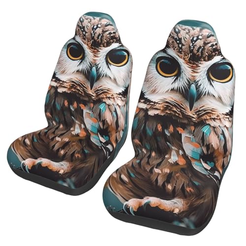 Housses de siège auto respirantes motif hibou confort universel