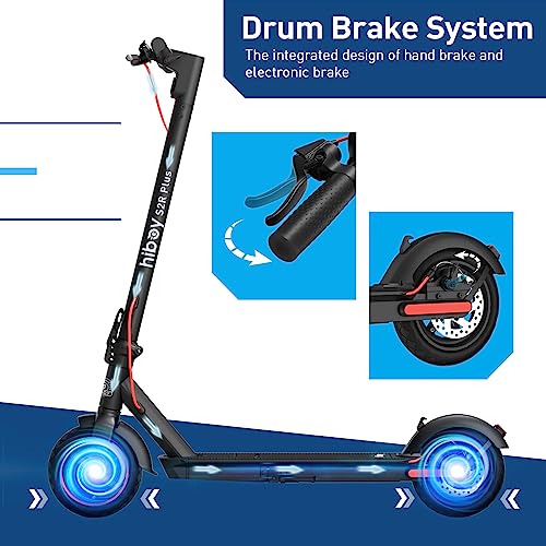 Image of Hiboy S2R Plus Electric Scooter for Adults, 19 MPH, 22-Mile Range | 500W peak motor, removable battery, dual brakes, app control and foldable frame