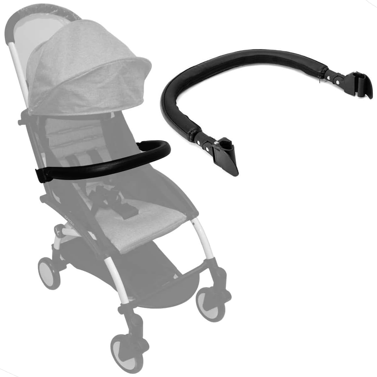 Pare-chocs pour poussette de bébé pour Babyzen YOYO+ YOYO2 6+,PU cuir