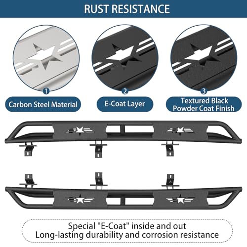 Estribos Gladiator Cab Length para Jeep JT 2020-2026 miniatura 6