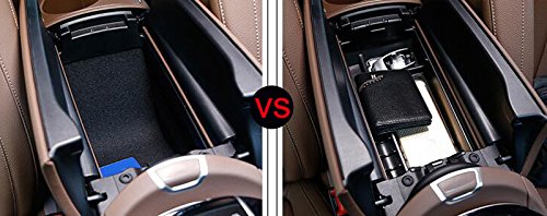 HIGH FLYING Central Armrest Box Storage Case Holder For Mercedes Benz E-Class 4dr Sedan W212 E200 E250 E300 E350 2009-2015