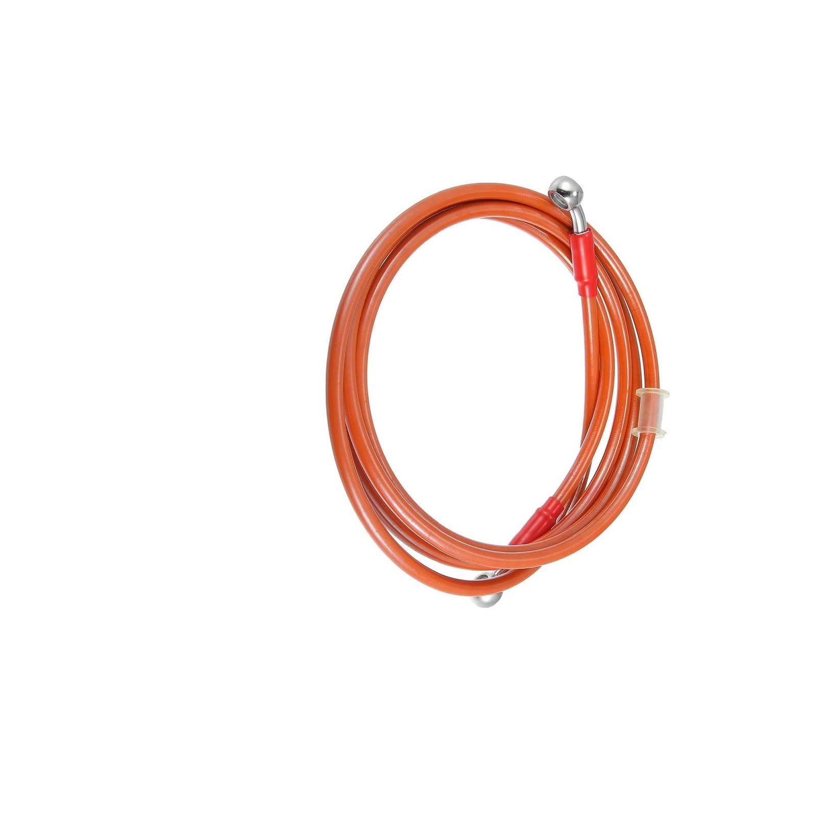 Ksxzw Orange Motorbike Part Motorcycle Brake Hose Oil Line Pipe 10Mm Inner Diameter Length 230Cm 28° 0°