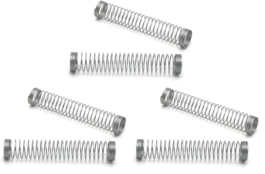 Image of Shisha Silicone Hose Spring for Hookah /Water Pipe /Sheesha /Chicha /Narguile Accessories Silver(2pcs) (Pack of 3)