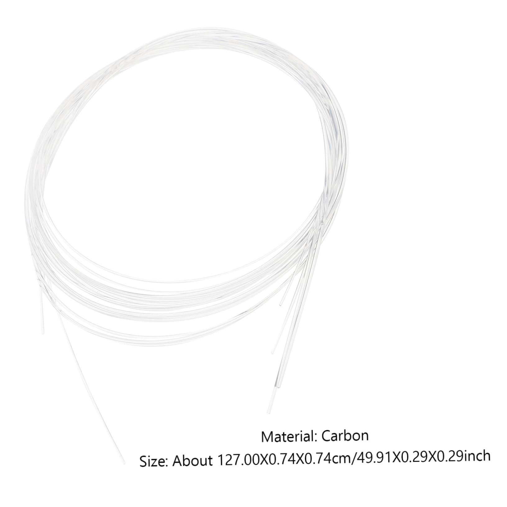 Holibanna 4Pcs Durable Ukulele Strings Transparent Carbon Material Replacement Accessories for Instruments for Beginners and Performers Wear Resistant and