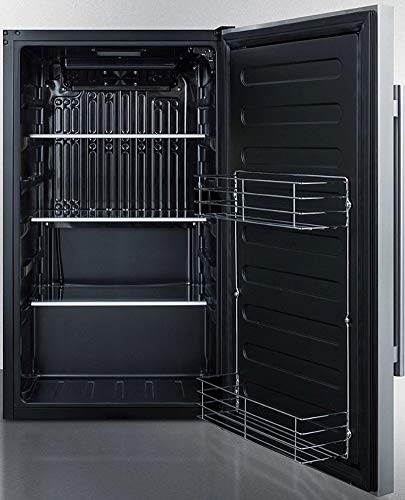 Summit Appliance Spr196Oscss Commercially Approved Energy Star Certified Outdoor Shallow Depth All-Refrigerator With Stainless Steel Exterior, Adjustable Thermostat, Professional Handle And Lock #TOP2
