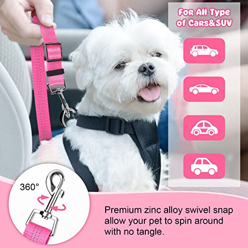image for BWOGUE 2 Packs Dog Cat Safety Seat Belt Strap Car Headrest Restraint A