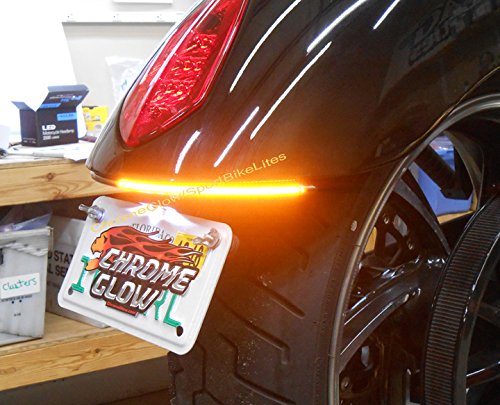 Fender Eliminator Led Turn Signal Kit For Victory Vegas, High Ball, Gunner - Amber Turns With Clear Lens #TOP1
