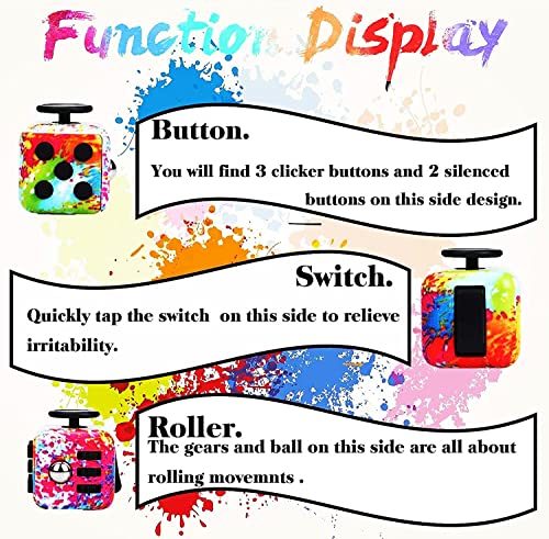 Noanbemk 168-9 6 Pack Fidget Toy Cube Fidget Toy thumb #3
