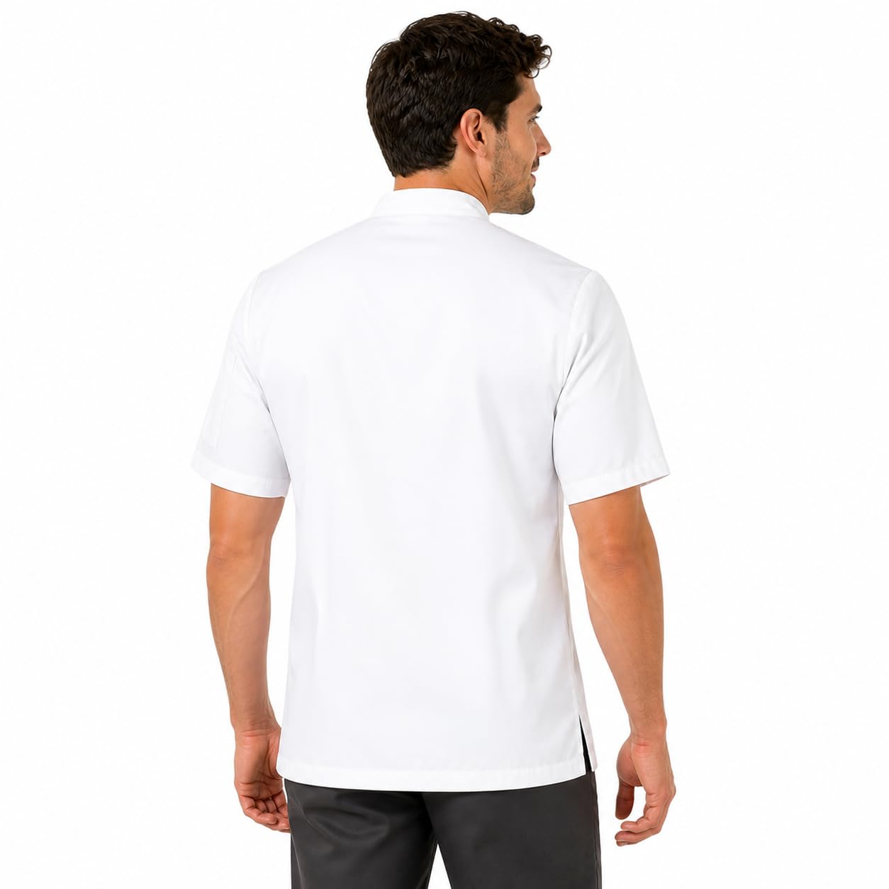 BWOLF Nozomi Chaquetilla Chef Hombre Chaquetas de Chef Chaquetilla Chef Mujer Chaqueta Cocinero Hombre Ropa de Cocinero de manga corta