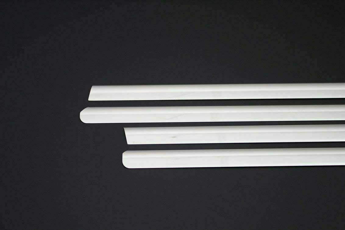 Copritelaio In Acciaio Inox Cromato Per Mercedes ML W164 (2005-2012) - Set Di 4 Pezzi, Montaggio Facile Con Adesivo - Foto 8