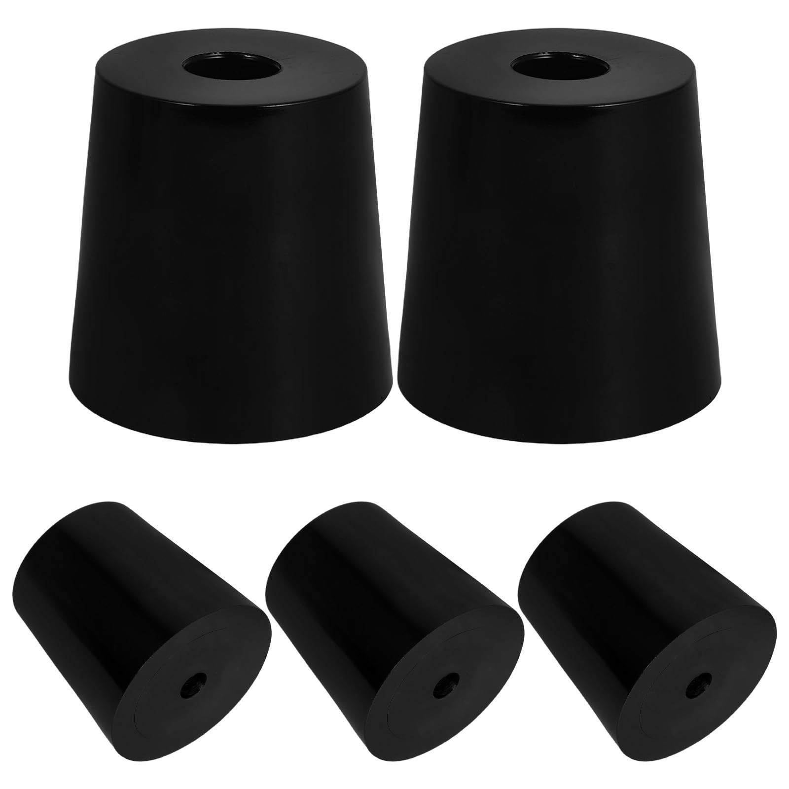 Tapones cónicos de goma para patas de mesas, protectores redondos para un comedor silencioso