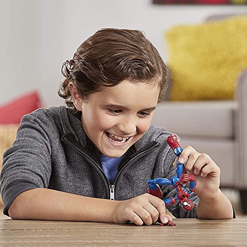 Marvel - E7686 - Figurine articulée Spider-Man - 15 cm - avec Filet - pour Enfants à partir de 6 Ans