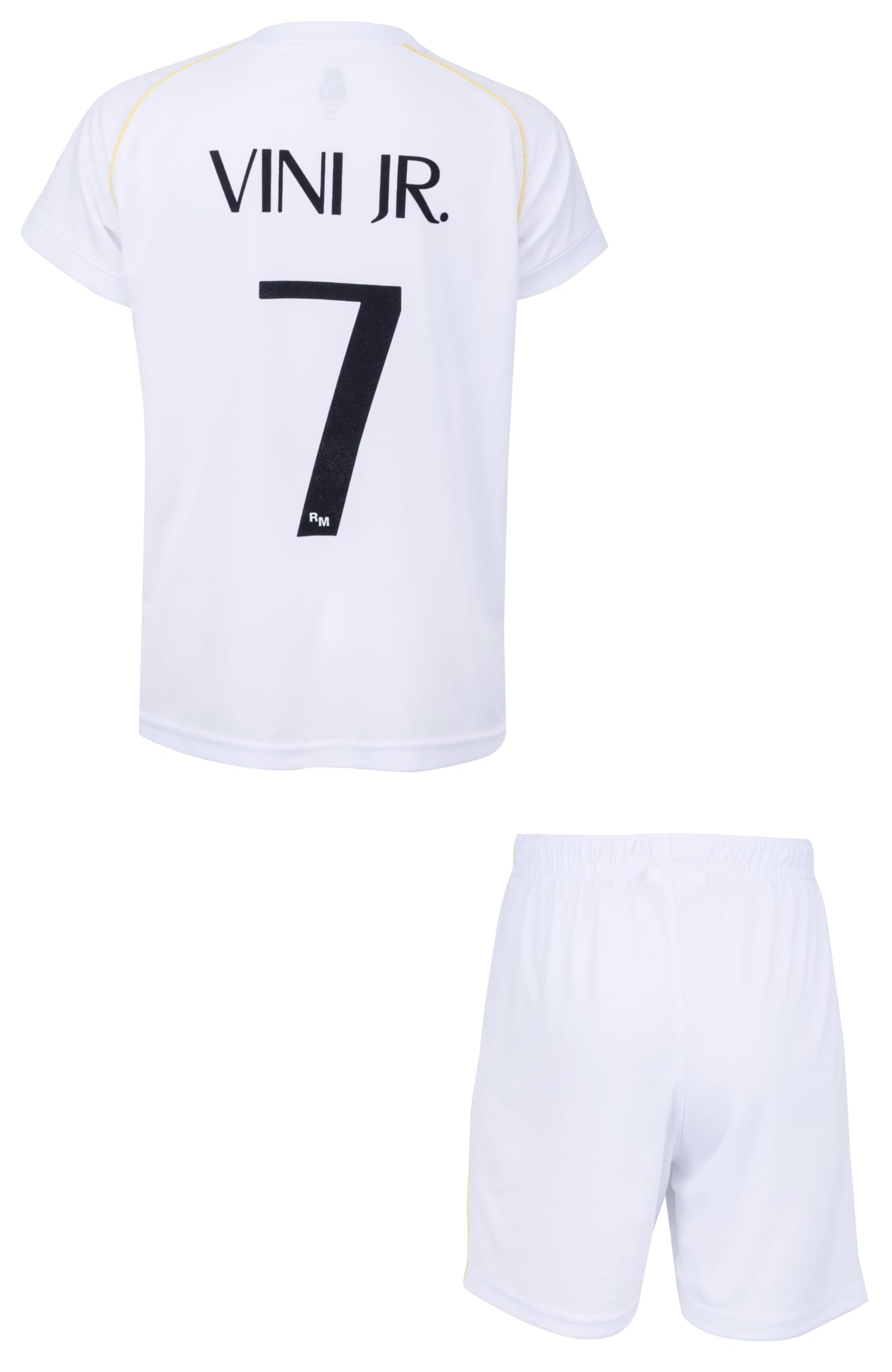 Real Madrid – Conjunto de fútbol – Camiseta corta Real Vinicius Junior – Colección oficial de 10 años